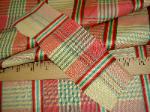 Swatch of Richloom Fabric on Sale Green and Red Plaid at Schindler's Fabrics