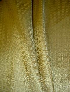 Draped Our Fabric Store Decorator Vanguard 555 Color Gold on Sale by the yard