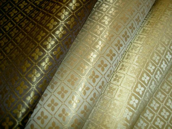 Our Fabric Store Decorator Vanguard 555 Colors Gold, Bisque and Bronze on Sale by the yard