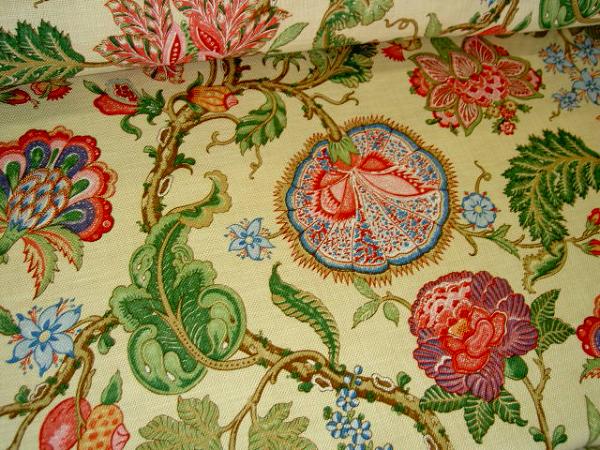 Angle view of Our Fabric Warehouse Outlet Clearance Sale P Kaufmann Symphony Nomad Color Straw for Home Decor