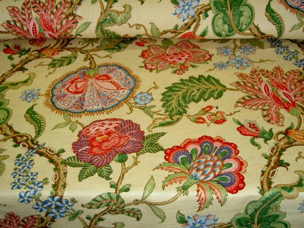Table view of Our Fabric Warehouse Outlet Clearance Sale P Kaufmann Symphony Nomad Color Straw for Home Decor