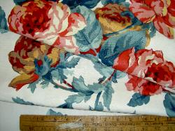 Discontinued Floral Pattern on Sale in Closeout for Multipupose Home Decor 