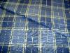 Plaid Home Decor Drapery Upholstery Fabric by P Kaufmann Fabrics Pattern Bluebell Color Cadet
