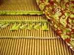 P Kaufmann Medici Cosimo Fabric and Red Gold Trim Collection