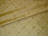 Click for video and images of this Pattern Elegante Diamond Design with Embroidery Color 3 Gold Drapery Fabric by the yard