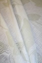 Prestigious Textiles Pattern Fall Color Linen Sheer Drapery Home Decor Fabric draped right