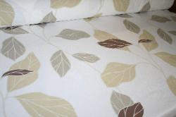 Angle View of Prestigious Textiles Pattern Shadow Leaf Color Natural Interior Decorating Fabric