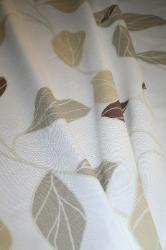Drapes Prestigious Textiles Pattern Shadow Leaf Color Natural Interior Decorating Fabric