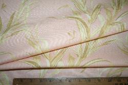 Ralph Lauren Design Closeout Burma Grass Color Petal Linen Cotton Blend Fabric closeup image