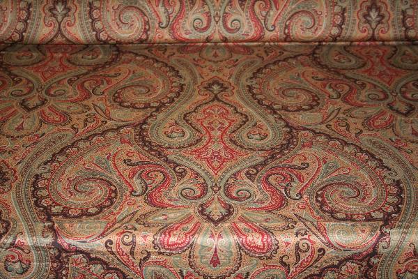 Ralph Lauren Design Closeout Hera Paisley Color Champagne Home Decorating Fabric - click to order