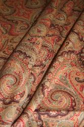 Ralph Lauren Design Closeout Hera Paisley Color Champagne Home Decorating Fabric drapes