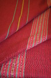 Design cheap with Ralph Lauren Design Closeout Padma Stripe Color Red Jet Cotton Wool Linen Fabric