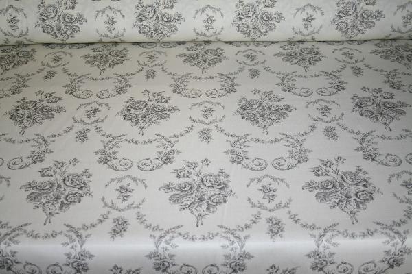 Ralph Lauren Design Closeout Saratoga Toile Color Charcoal Home Decorating Fabric