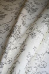 Ralph Lauren Design Closeout Saratoga Toile Color Charcoal Home Decorating Fabric draped