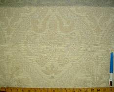 sample Robert Allen Pattern Westhoff Color Ivory Chenille Home Decor Fabric by the yard