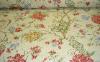 Scalamandre Pattern Palampore Color Celery Linen Fabric Remnant - click for video and images