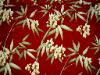 Image of By the yard Big Kahuna Multipurpose Cotton Interior Decorating Pattern Manoa Burgundy Fabric
