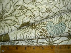 Pattern and texture closeup of this interior exterior decorating fabric at Schindler's 