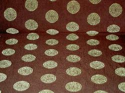 Closeup Swavelle Mill Creek Pattern Chatter Color Grasshopper Furniture Upholstery Fabric