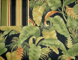 Coordinate Color Flint with Stripe Tulsa Terrace Ebony click for stripes