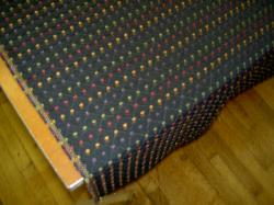 Lottie Dottie Fabric on table for contrast
