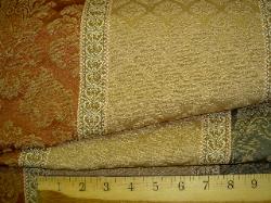 Closeup of pattern and texture of upholstery fabric on sale at Schindler's Fabrics