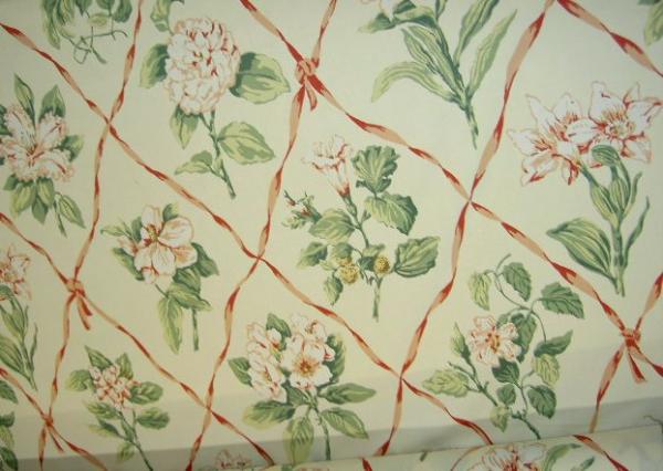 angle view of Thibault Alexandria Floral Upscale Drapery Workroom Fabric Remnant for frugal decorating