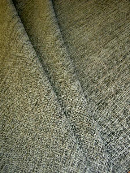 Draped Upholstery Fabric Store Charcoal Gray Chenille Pattern Tempe Discount Special by the yard