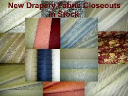 New Drapery Fabric Closeouts from $4.00 per yard